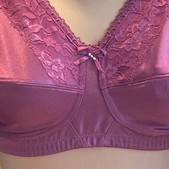 Amoena 34D Mauve NANCY WF Mastectomy Bra - Picture 2 of 6
